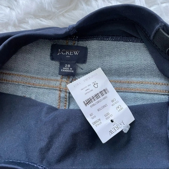 New J Crew Factory Over Belly Maternity Jean 28 - Picture 6 of 10